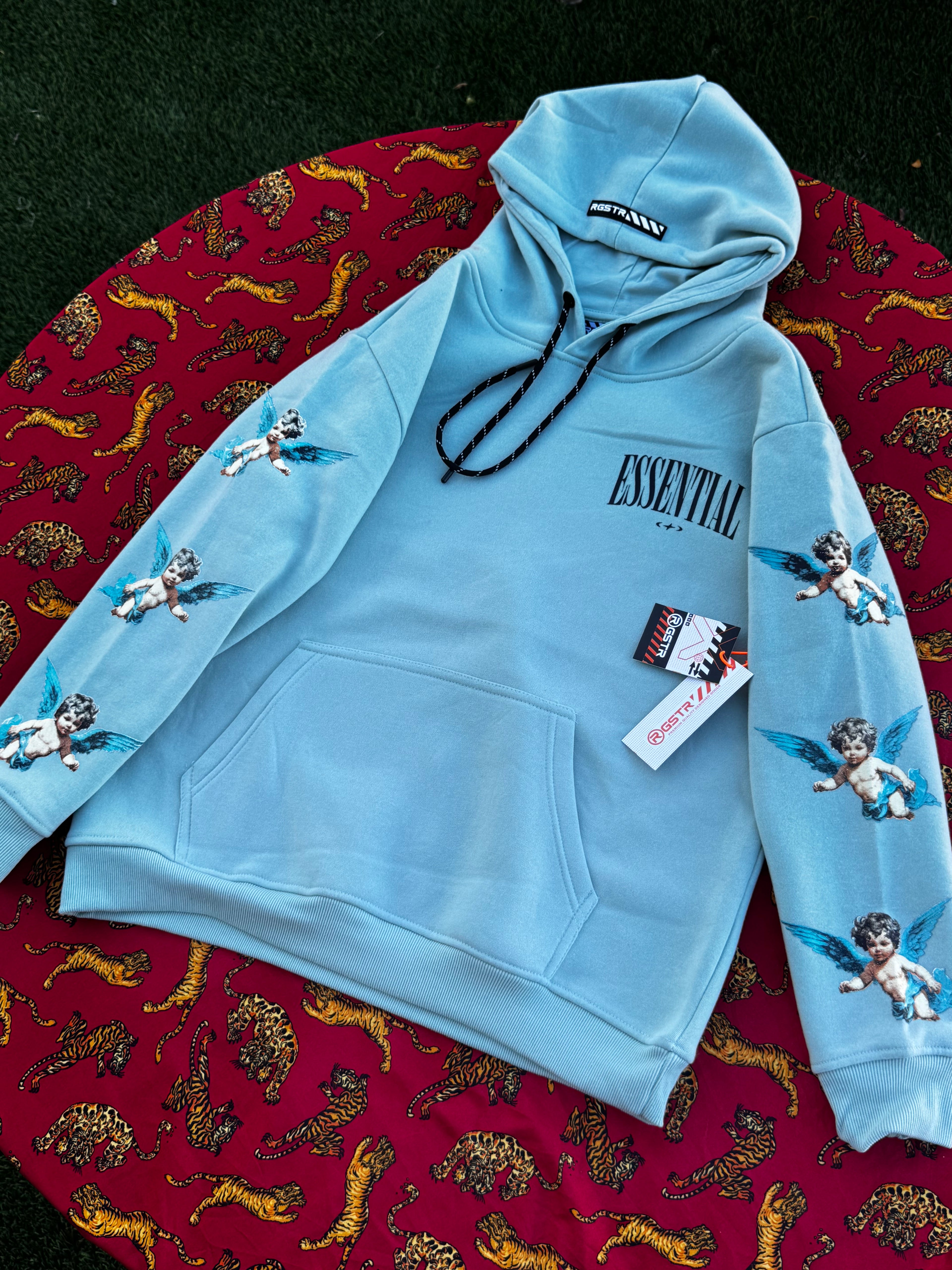Baby Blue Essential Hoodie