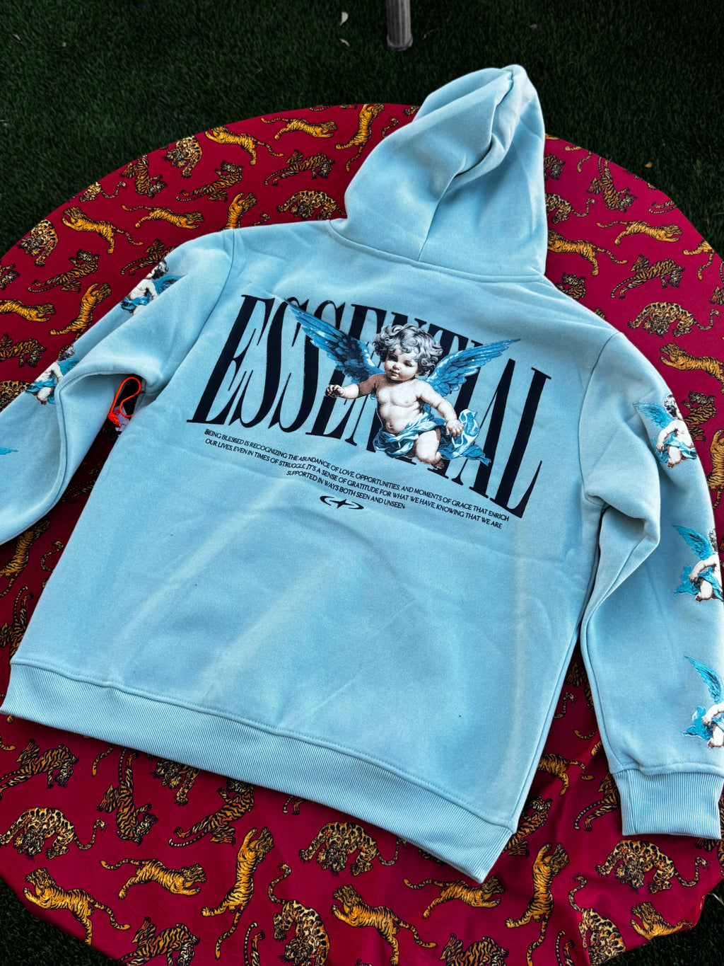 Baby Blue Essential Hoodie